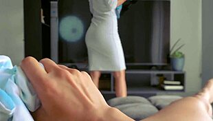 Muslim Cleaning Lady Catches Me Jerks Off Fucks Her Hard