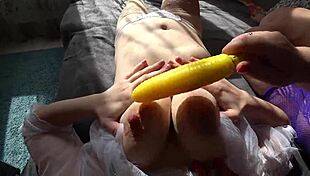 Chubby Mature Lesbians Tease With Toys In Lingerie Foreplay