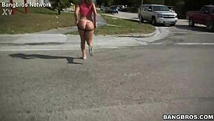 TWERKING BRUNETTE TITS BOUNCE FOR CUMSHOT FACIAL IN FLORIDA TRAFFIC!