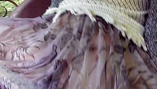 i just saw this hairy mature flashin her beaver upskirt on carriage...damn!!