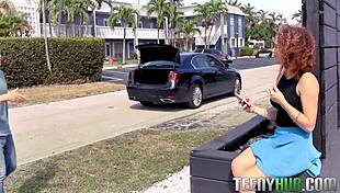 Eli Luxx's blinding braces shine in hardcore daddy pound!