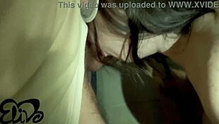 while he dozed off i snuck in to suck his huge cock buttplug ready