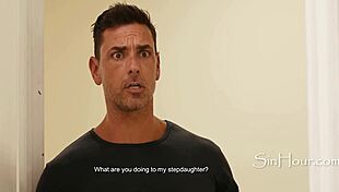 whoa stepdaughter got the house all sticky from squirting... stepdad had to clean up 😩💦