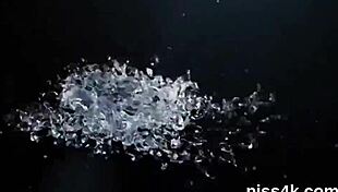 Innocent Lesbian Chicks Sprayed with Piss Squirting Wet Fuckboxes