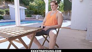 liz jordan swaps toys for michael swayze's thick cock in her first real lesson