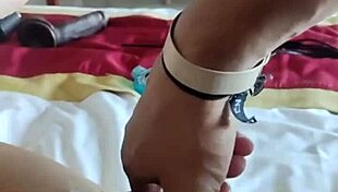 Bound On Beach Boyfriend Whips Mi Mi Dildo Play Bondage