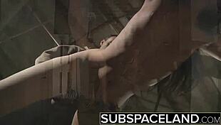 poor teen feels brutal humiliation tied up slapped hard with wet towel