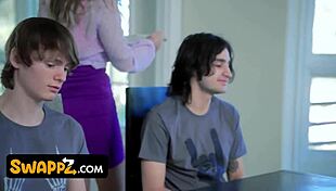 Step moms beg for creampie breeding before college or they'll go wild with need