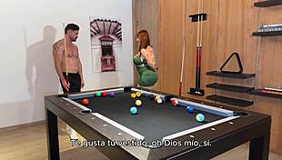pool game rips clothes for devil khloe's big ass latina rough monster fuck