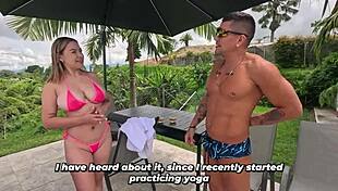 fucking busty colombian stranger at hotel caught shaking ass outdoors