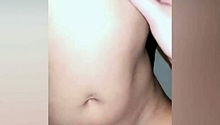tan skinny girl with huge tits early morning homemade quickie