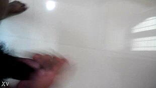 watch me stroke thick indian cock till explosive cum jizz shot