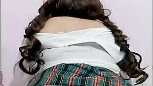 Mexican Schoolgirl Fingers Wet Pussy to Orgasm After Class Big Ass Creampie