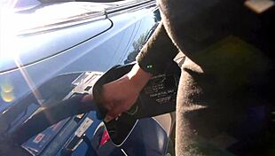 Brunette Romana Ryder Fucked Hard In Parked Car
