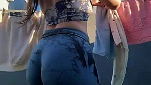 Cousin In Tight Big Ass Leggings Tempts Hard!