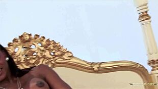 Busty Ebony Milf Takes Massive Cock in Intense Interracial Anal Pounding