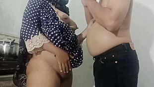 hot maid fucked hard in kitchen bent over juicy pussy pounded