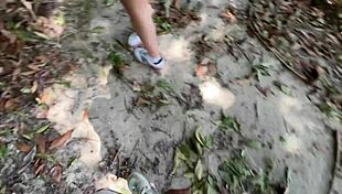 coji a latina curvy teen stranger outdoors park pov casting beauty