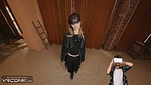 skinny teen furiosa deepthroats monster cock in vr cosplay madness