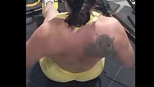 nicole medallo sweats buckets in the gym sculpting her colombian curves to fuck hungry machos senseless