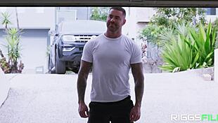 Fitness Model Rides Trainer's Monster Cock Cowgirl Doggystyle Gym Bang!