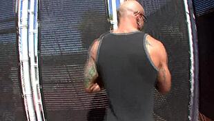 tattooed nurse brooke haven gulps cum after patient monster cock pounding