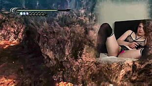 imagine this sexy bimbo's tits bouncing while gaming with lovense on