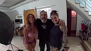 house full of hot latina visitors today naty loka evy kethlyn isa fox get wild!