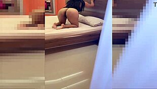 hot stepmom huge ass shakes taking rough doggystyle from monster cock