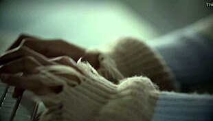 Scarlit Scandal and Aiden Ashley scissor wet pussies in ghost lesbian tribbing