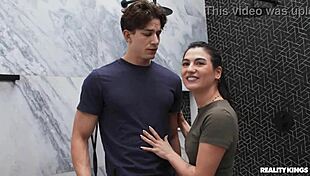 Reality Kings bathroom remodel turns into wild choking fuck