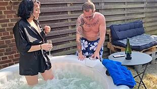 Mya Lorenn Overwhelmed By Lucky Neighbor's Deep Anal Passion Thrusts