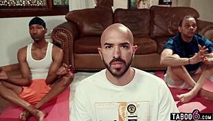 i get caught by yoga babe lilith grace in wild gangbang