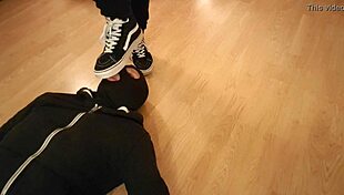 craving to eat from under mistress's dirty vans sneakers?