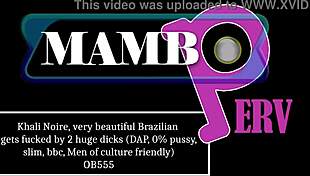 slim brazilian khali noire gapes from two huge bbc daps with dirty talk and heels