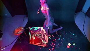 Spicy Dragon Strips Naked For Erotic Art Session With Vitaly