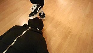 craving to eat from under mistress's dirty vans sneakers?