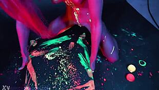 Spicy Dragon Strips Naked For Erotic Art Session With Vitaly