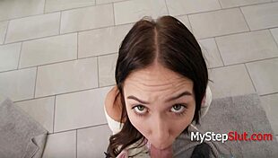 petite teen convinced stepdad cum grows tits begs for loads