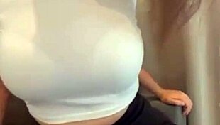 Stepmom's Short Skirt Reveals Bra Teasingly