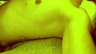 gorgeous teen babe rides huge cock rough before tv time