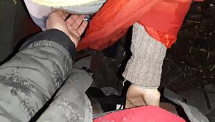 hey babe our steamy autumn hut fuck turns into wild lesbian pussy play and orgasms