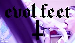 hey, check out this perfect feet and pussy licking action