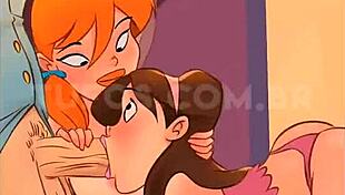 hentai babes cram massive dildos into dripping anime pussies for epic toy sex