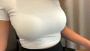 Stepmom's Short Skirt Reveals Bra Teasingly