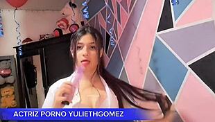 naughty girl shows up provoking me short dress no panties shakes ass on the stick real homemade