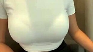 Stepmom's Short Skirt Reveals Bra Teasingly