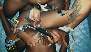 new years eve 3sum with two toronto ebony best friends squirting on monster cocks