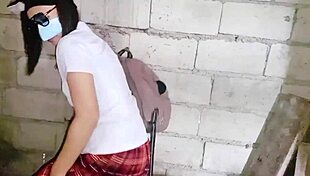 big cucumber deep in curvy asian pussy pls cum inside moan ft tupad employee close up squirt