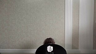 chubby mature wife tries panties for lover, big ass pawg on home cam